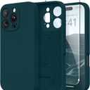 Magnetic for iPhone 16 Pro Case, Compatible with MagSafe, [Full Camera Protection][Screen Protector] Silicone Shockproof Protective Phone Case for iPhone 16 Pro 6.3", Deep Blue