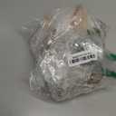 Mumufy 12 Pcs Christmas Glass Crystal Taper Candle Holders Clear Glass Candlestick Holder Fit 0.8 Inch Red Green Ribbed Taper Candlestick Holders Christmas Centerpiece Table Wedding Party (Classic Color)