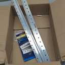 OOK 533212 French Cleat Mirror and Picture Hangers with Hardware, 200lb, Aluminum (13 Piece) (18" Length, 200lb)