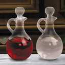 Sudbury Glass Cruet Set, 6 1/2 Inch, Set of 2