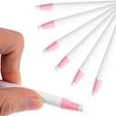 Ptwola 6 Pcs Fabric Pencils Sewing Mark Pencils Free Cutting Crayons White Dressmaker Tracing Chalks for Leather Marks Student Drawing Tailor Clothing Home Industrial Marks Pens Tools
