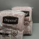 Depend Fresh Protection Adult Diapers, Incontinence Underwear for Women, Disposable, Maximum, Small, Blush, 80 Count (2 Packs of 40)