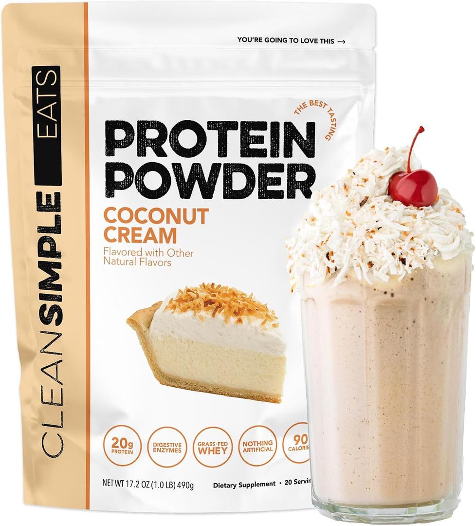Clean Simple Eats Coconut Cream Protein Gusset (20 serv) BBD: 12/2027