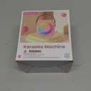 Mini Karaoke Machine, Portable Bluetooth Karaoke Speaker with 2 Wireless Microphones and Party Lights for Kids and Adults, Birthday Gifts for Girls Boys Family Home Party (Black)