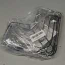 Sakugi Corner Shower Caddy - 2 Pack, Adhesive Shower Organizers, Rustproof Stainless Steel Shower Shelves with 8 Hooks, No Drilling Bathroom Organizers and Storage Racks, Space-Saving, Black, Medium