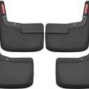 Husky 58526 Custom Molded Mud Flaps for Ford F-150 2021–2025 (Front & Rear Set) – Heavy-Duty Truck Splash Guards, Paint Protection Film, Off-Road Fender Protection – USA Made – (NOT Raptor)
