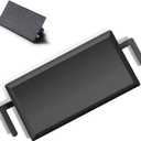 Universal Large Carbon Steel Griddle for Outdoor Gas Grill, Induction, Gas/Electric Stove, and Oven, Double Burner Griddle Comes with Grill Press, Pre-seasoned Nitride Coating Process