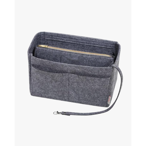 ZTUJO Purse Organizer Insert, Felt Bag Organizer with Metal Zipper, Handbag & Tote Shaper, For Speedy Neverfull Tote, 7 Sizes
