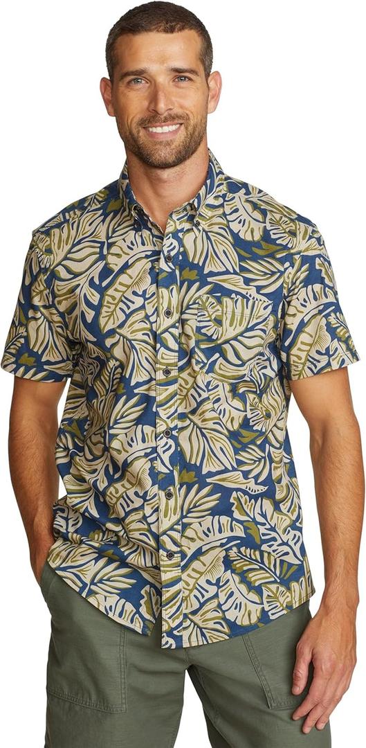 Eddie Bauer Mens Eddie Bauer Printed Baja Shirt SIZE 2XL