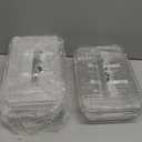 Delamu 2-Tier Under Sink Organizers and Storage, Multi-Purpose Stackable Bathroom Cabinet organizers, Pull Out Kitchen Pantry Organization and Storage with Dividers(2 Pack, Clear)