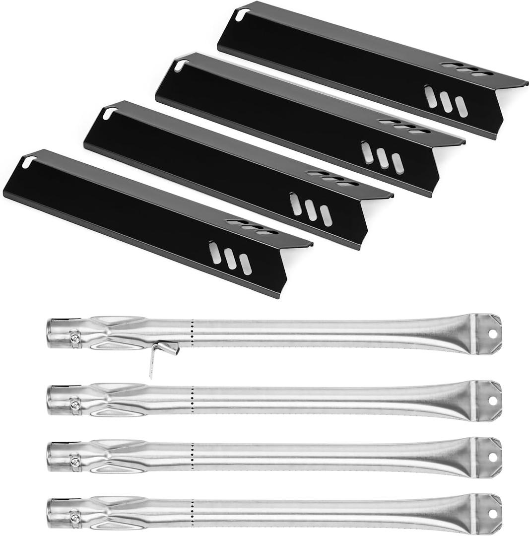 Grill Replacement Parts for Outdoor Gourmet 4 Burner GR2215120-OG-00 Gas Grill, 15" Grill Heat Shields & Burner Covers for GR2215101-OG-00 FSOGBG1106 Gas Grill, Heat Plates Replacement Parts