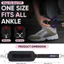 APEXUP Ankle Strap for Cable Machine, Ankle Resistance Bands, Cable Kick Back Ankle Straps for Gym, Glute Workouts, Leg Extensions, Adjustable Straps with Neoprene Padding