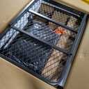 Hitch Mount Cargo Carrier Basket 60"*20"*6"+Waterproof Bag 16 Cubic Feet(58"*19"*24"),and Cargo Net with Attachment Hooks,Ratchet Straps,Hitch Stabilizer.500 Lbs Capacity,foldable,fit 2" Receiver