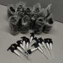 Tessco for you 12 Pack Amber Soap Dispenser Empty Plastic Pump Bottles Dispenser Refillable Shampoo Container for Hand Sanitizer Soap Lotion Body Wash Conditioner Bathroom Kitchen Travel(12 oz)