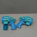 2 Bubble Gun with Bubble Liquid, Bubble Machine for Toddlers with 360-Degree Leak-Proof Design, Ergonomic Grip, Automatic Bubble Guns for Kids, Party Favors, Birthday Gift, Easter (2 Pack)