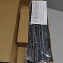 Heavy Duty Curtain Rods for Windows 66 to 120 Inch,1 Inch Adjustable Black Curtain Rod with Easy Installation and Modern Design,Decorative Long Drapery Rods with Metal Finials (A1,Black,30-120")