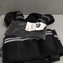 PACEARTH Adjustable Weight Vest 4-10lbs / 11-20lbs / 20-32lbs X-Shape Weighted Vest for Women and Men, Home Workout Ironsand Vest with Zipper Pouch and 6 Weight Packs, Black