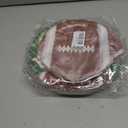 50PCS Homecoming Football Plates Kit 9 Inch Rugby Theme 2025 Homecoming Plates 7 Inch Disposable Football Round Trays for Sports Fans Tableware for Gameday Tailgate School Decor Supplies