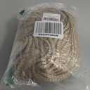 HANNE Real Full Lace Braided Wigs for Black Women 34 Inch Knotless Braided Wigs with Baby Hair 100% Handmade HD Lace Synthetic Box Braid Wig (Blonde)