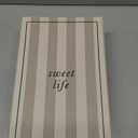 SWEET LIFE Raffia Platform Sandal Slides NEW Resort Vacation Preppy Beach, Beige, 9