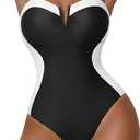 Daci Women's Tummy Control One Piece Swimsuit - Sexy Crisscross Back Bathing Suit 2026, Medium