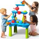 CozyBomB Water Table for Toddlers 3-5 | Outdoor Toys Water Play Table, Magnetic Fishing Toy Game Set, Summer Splash Pond Showers Sand Activity, Sensory Playset Party Birthday Gift Kids Ages 4-8 9-12