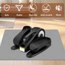 Non-Slip Mat for Ellipse Leg Exerciser Machine, 23.619.6 in Leg Exerciser Mat for Under Desk Elliptical Pedal Exerciser, Elliptical Machine Accessories Workout Equipment Mat Floor Protection