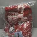 Artoid Mode Red Snowman Let It Snow Ball Christmas Area Rug, Xmas Winter Home Decor Low-Profile Washable Area Rugs for Entryway Bedroom Living Room Laundry Room Indoor 5x7 Feet