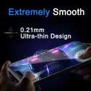 Ferilinso [Auto Dust Install] 3 Pack Screen Protector for iPhone 16 Plus [Phone Case fit], 3 Tempered Glass Camera Lens Protector Accessories for Apple