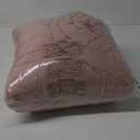 WRENSONGE Queen Comforter Set - 3 Pieces Dusty Pink Comforter Prewashed Soft Lightweight for All Seasons,Fluffy Down Alternative Comforters Queen Size with 2 Pillow Shams