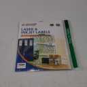 1 3/4" X 1/2" Matte White Return Address Labels Compatible with Inkjet and Laser Printers - 30 Sheets, 2400 Small Printable Stickers for Mailing, Barcodes, Organization - Spartan Industrial