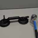 Floor Gap Fixer Tool for Laminate Floor Gap Repair Include Suction Cup and Mallet (Can't use on scraped surface floor) (Blue)