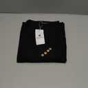 Women's Long Sleeve Tunic Tops Casual V Neck Shirts for Leggings Fall Button Pullover Blouse Dressy Sweatshirt (Medium, Khaki)