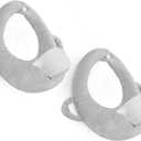 2 Pack Baby Pillow, Breastfeeding Pillow, Nursing Cushion for Bottle Feeding Comfort, Arm & Wrist Relief Pillow for Infant Care, Gray