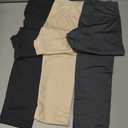 Women's Cotton Ankle Length Leggings | Elastic Waistband Soft Stretchable Everyday Wear | Pack of 3, Size M , 