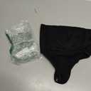 Dulchany Thong Shapewear Tummy Control Underwear for Women Seamless Body Shaper Panties (Black, M)