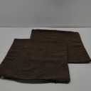 MIULEE 18x18 Inch Decorative Pillow Covers for Couch Bed Set of 2 Textured Boucle Neutral Winter Throw Pillows Dark Brown Accent Solid Vintage Pillowcases Couch Sofa Livingroom Home Decor