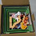 Baby Stacking Toys for Toddlers, Magnetic Wooden Cars & Garage Sorting Community Helpers Preschool Educational Learning Montessori Toys Birthday Gifts for Kids Number Blocks Nesting Boxes