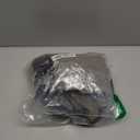 Inflatable Foot Rest Pillow for Travel - Adjustable Height Flight Foot Rest with Eye Mask and Earplugs for Kids & Adults on Airplane, Car, Train, Office, and Home (Gray, 1 PCS)