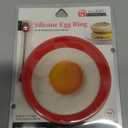 Professional 4 Inch Silicone Egg Ring, Pancake Mold Egg Mold for Breakfast Sandwiches, Omelets and More, Nonstick Ring