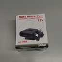 Leaflai 12V Car Heater 150W Auto Heater Anti-Fog Windscreen Heating Fan 2 in-1 Heating/Cooling Car Defroster with Plug-in Cigarette Lighter, Mini Car Demister for Small Vehicles