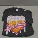 Baseball Mom Drip Ice Cream Baseball Mama Mother's Day T-Shirt, S