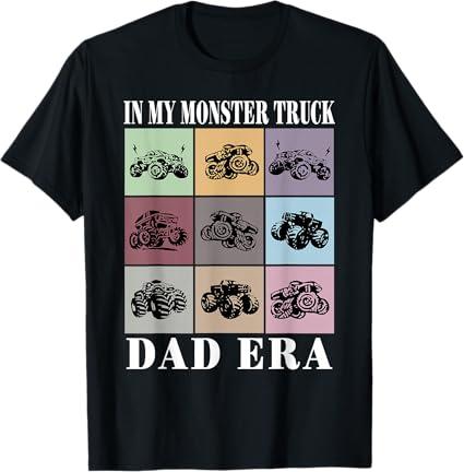 In My Monster Trucks Dad Era TShirt,small