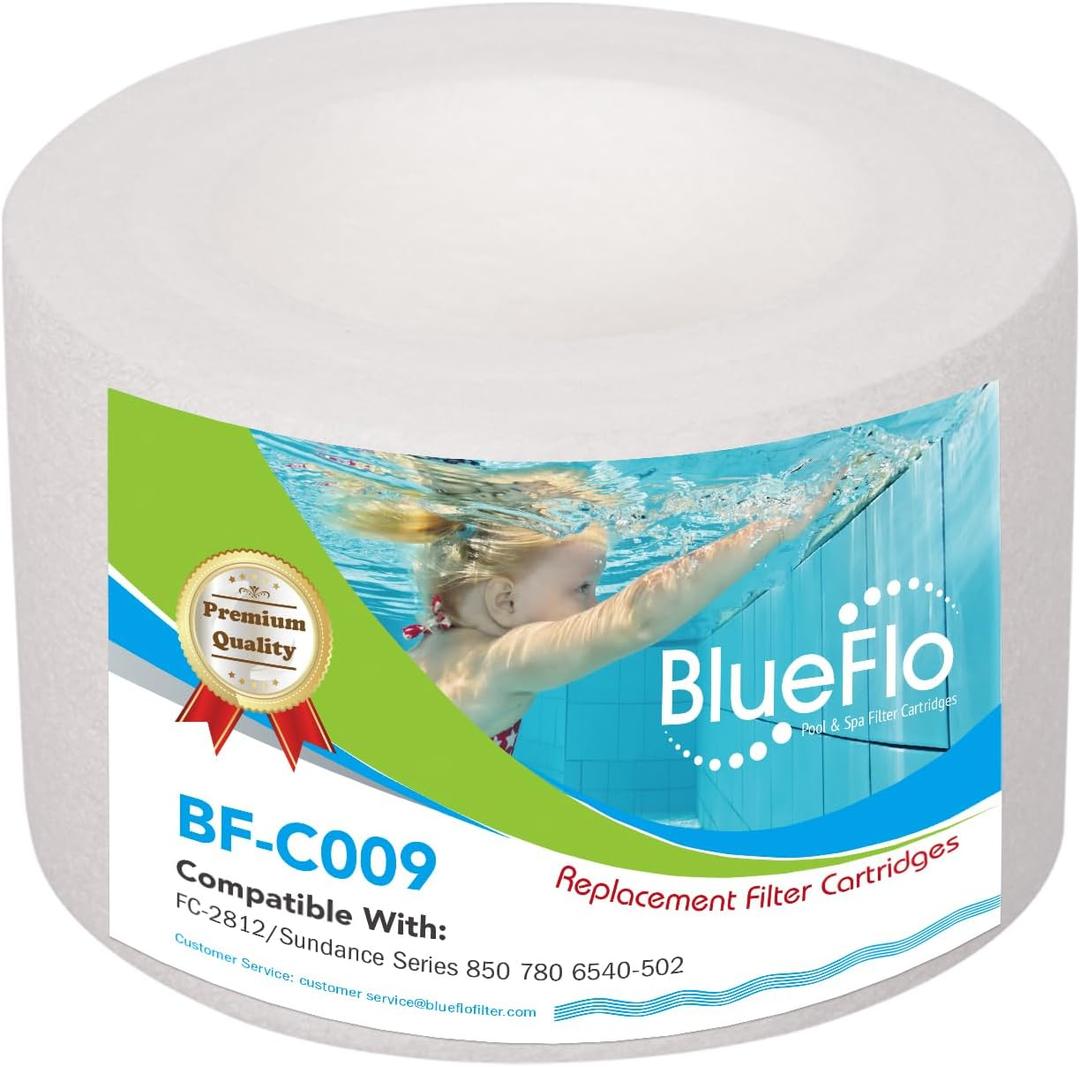 Hot Tub Filter Replaces Sundance 6540-502, Series 850 780, Filbur FC-2812, PSD25-6, 5" x 7-3/4'', Pack of 1