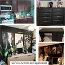 seonta Black Contact Paper Thick Peel and Stick Wallpaper 16"x198" Decorative Matte Self Adhesive Wall Paper Waterpoof Decorative Vinyl Film Wrap for Walls Furniture Countertop