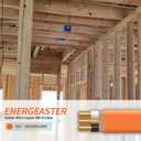 Energeaster 10/2 NM-B Wire,with Ground Indoor Electrical Copper Wire10 Gauge Wire 2 Conductor Non-Metallic Sheathed Copper Cable(25FT Orange)