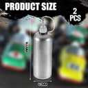 2 Bottles Pinewood Car Graphite Powder 8 oz Total Graphite Lubricant Bottle Graphite Lubricant Powder, Easy Application Tip for Pinewood Car Wheels and Axles Car Race