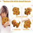 Walking Dog Toy - Electronic Pet with Leash, Bell, Bone, Christmas Birthday Gifts Puppy Dog Toy for Kids Ages 3-8