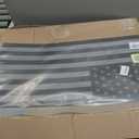 for Jeep Flag Front Grille Grill Mesh Insert Old Glory (Black & White) Compatible with Jeep Wrangler JL & JT Gladiator 2018-2025