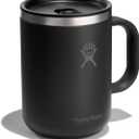 Hydro Flask Coffee Mug Insulated Stainless Steel, Non Spill, Leak Resistant Travel Mug 24 Oz Tonal Black
